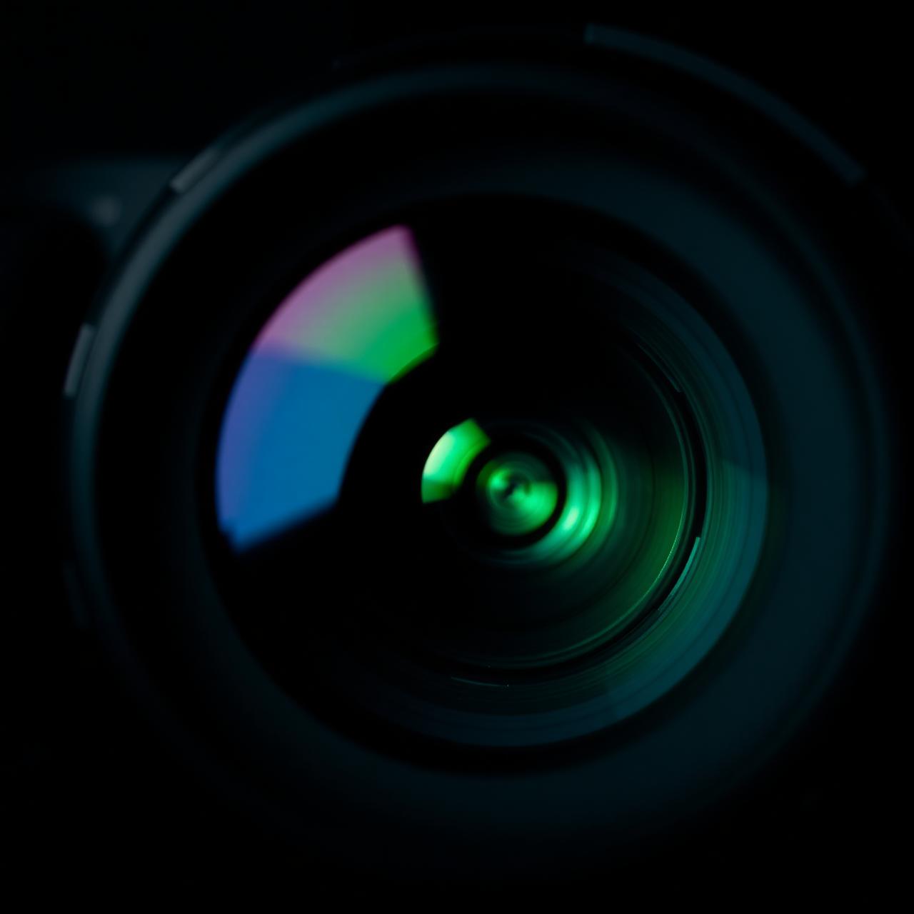Lente de câmera cinematográfica